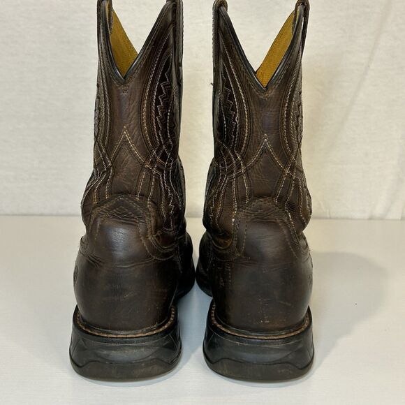 ARIAT WorkHog XT Coil Western Boots Dirt Roads Brown Pull On Youth Size 5 - Picture 4 of 8